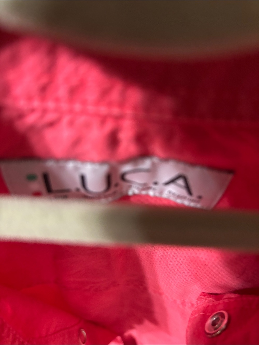 Women’s Button-Down Shirt - Coral Pink - Picture 2 of 9